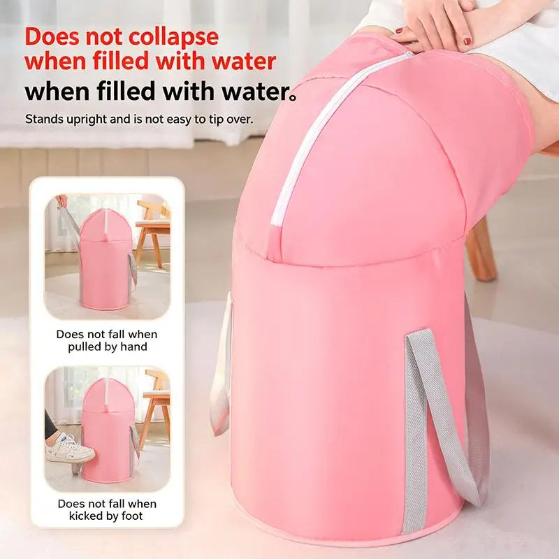 Collapsible Foot Bath Tub | Portable Insulated Home Spa Collapsible Foot Bath QXL