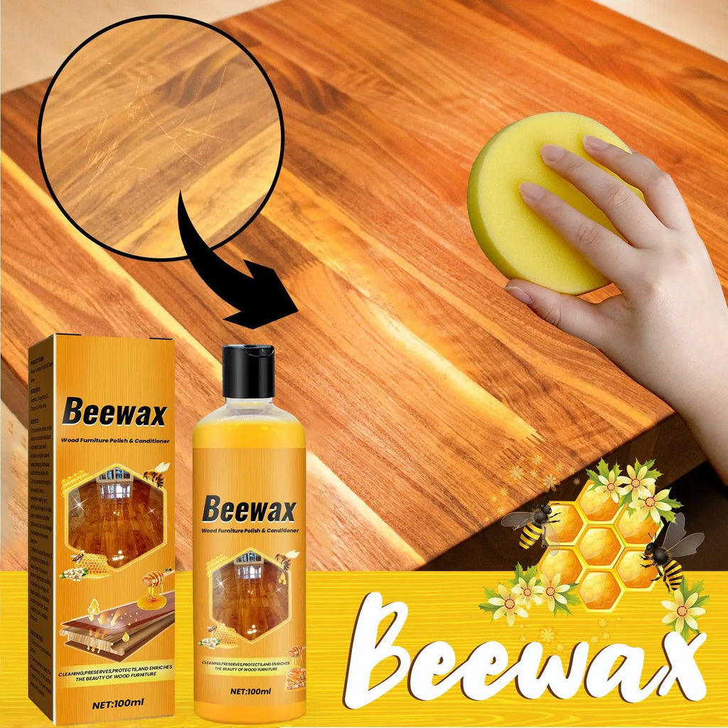Natural Beeswax Furniture Polish & Wood Cleaner Spray 100ml Furniture Polish Spray QXL