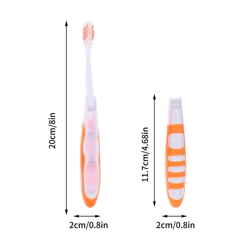 Foldable Travel Toothbrush | Portable Camping & Hiking Folding Toothbrush QXL