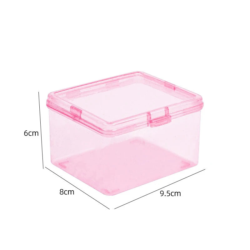 Transparent Plastic Photocard Storage Box | Desk Organizer Card Storage Box QXL
