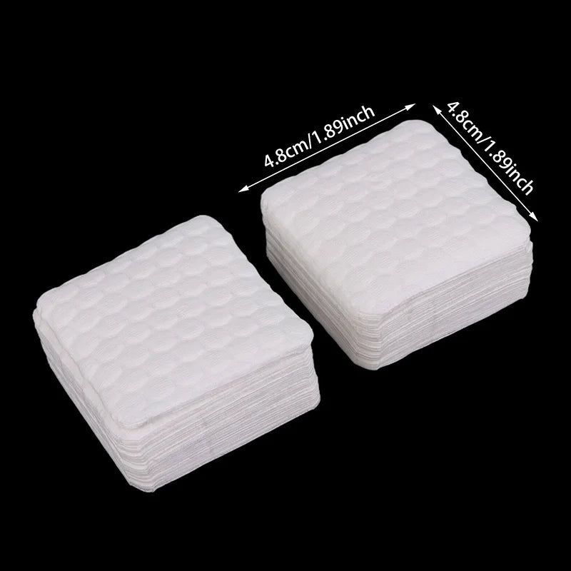 200-Pack Lint-Free Cotton Nail Wipes | Gel Polish Remover Pads Nail Remover Wipes QXL