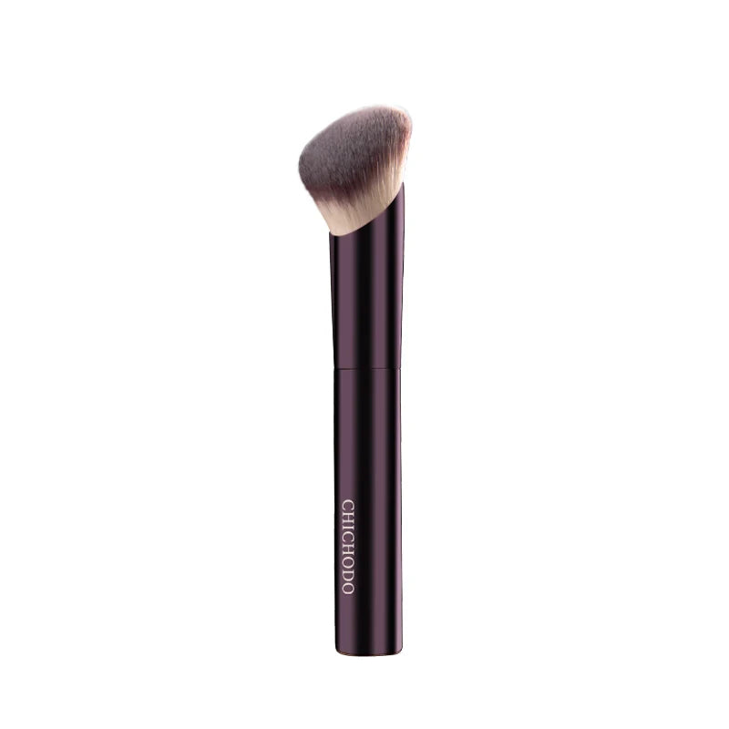 Purple Aluminum Foundation Brush | Soft Fiber Makeup Brush Foundation Makeup Brush QXL CHICHODO-01