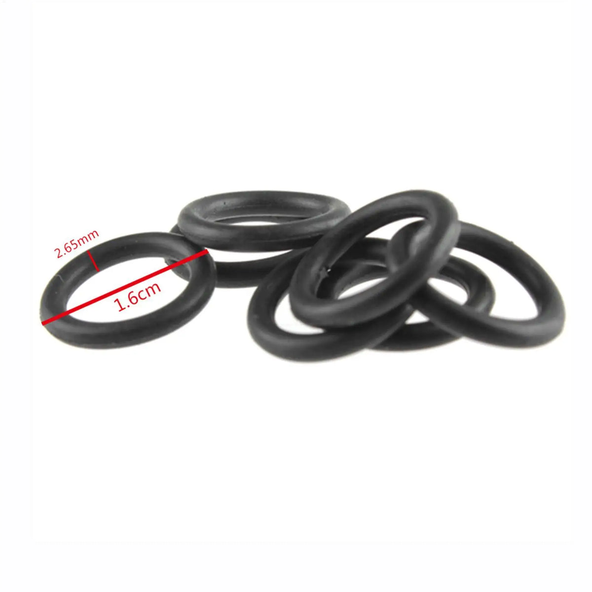 50-Pack Rubber O-Ring Gasket Kit | Plumbing & Faucet Seals O-Ring Gasket Set QXL