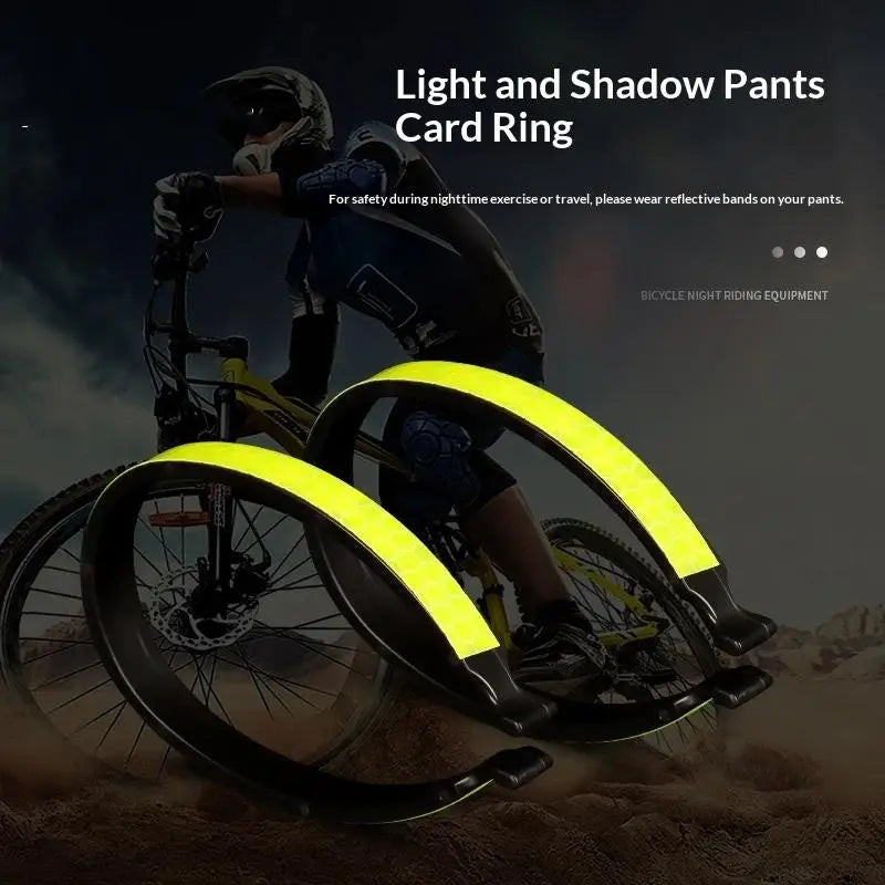 Reflective Cycling Trouser Clips | 2-Pack Ankle Bands Cycling Trouser Clips QXL