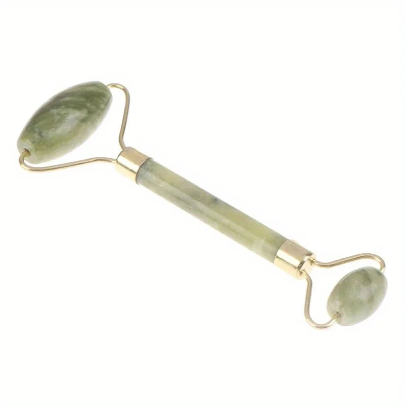 Natural Jade Roller & Gua Sha Set | Face & Body Massager Jade Roller & Gua Sha QXL B