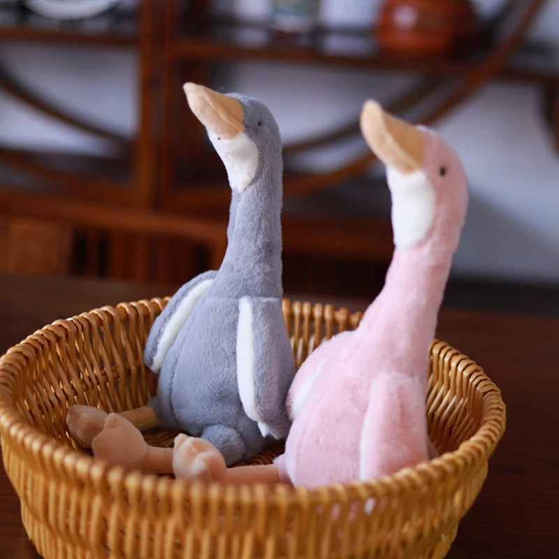Long Neck Goose Stuffed Plush Doll | Soft Plushie Toy 35cm Stuffed Plush Toy QXL
