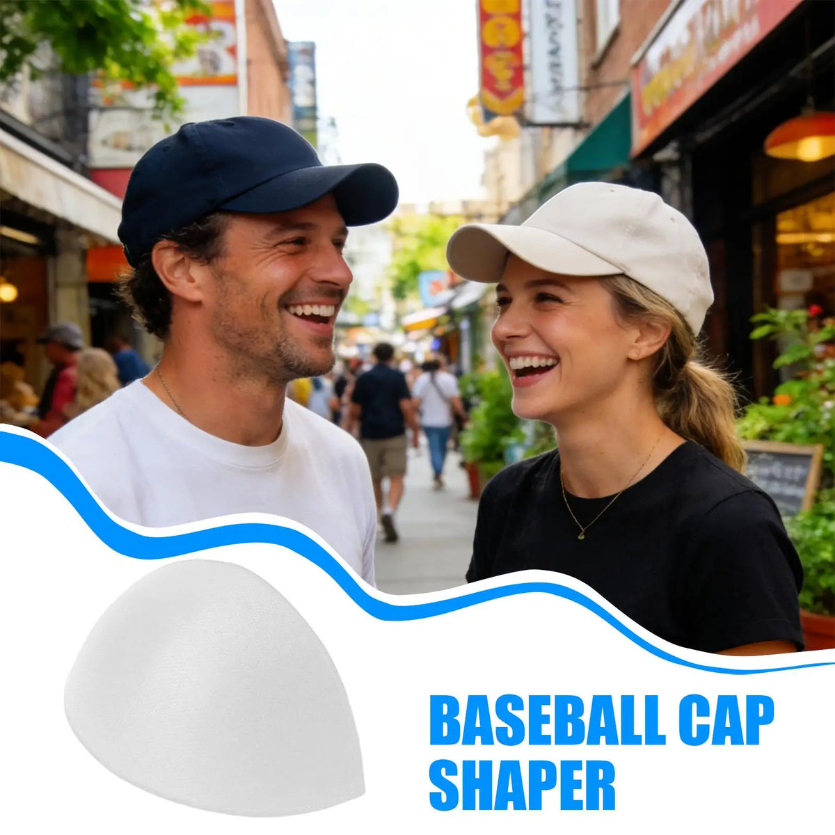 Baseball Cap Shaper Insert & Sweat Liner | Foldable Reusable Cap Shaper Insert QXL