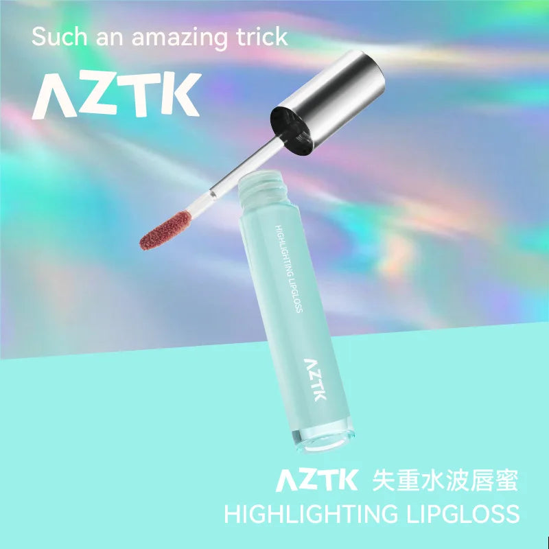 AZTK Mirror Lip Gloss – Jelly Glaze, Hydrating & Non-Sticky Lip Gloss QXL