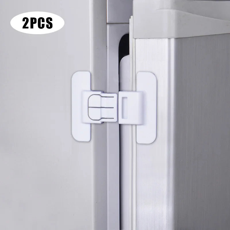 2-Pack Baby Safety Cabinet & Drawer Locks | Anti-Pinch Baby Safety Locks QXL