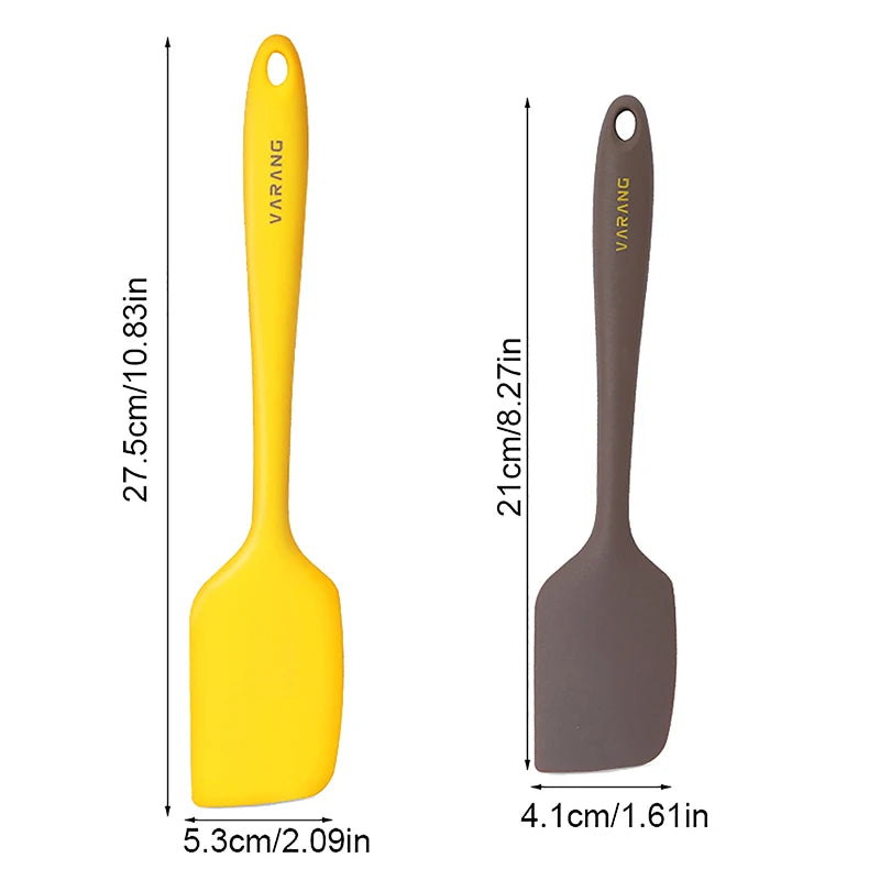 Silicone Cake Spatula & Butter Scraper | Food-Grade Baking Tool Silicone Baking Spatula QXL