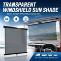 Retractable Windshield Sun Shade 75–150cm | UV & Glare Protection Car Windshield Sun Shade QXL 90x150cm