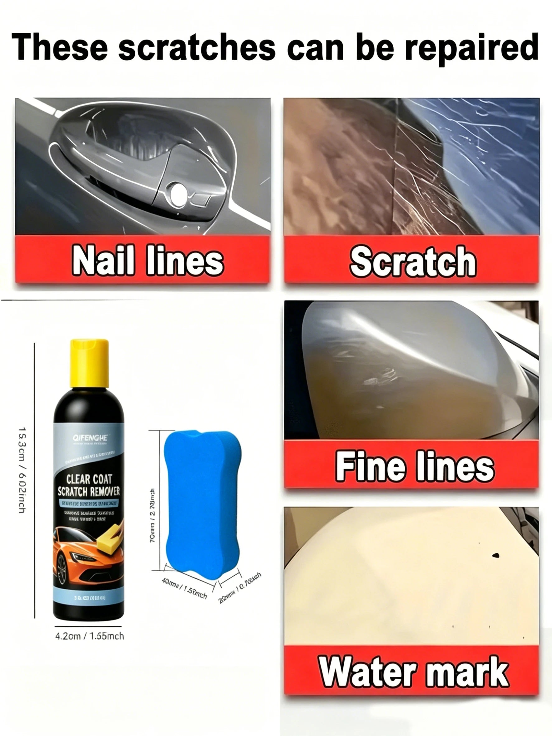 Car Paint Repair Polish – Remove Scratches & Swirl Marks Car Paint Polish QXL 150ml