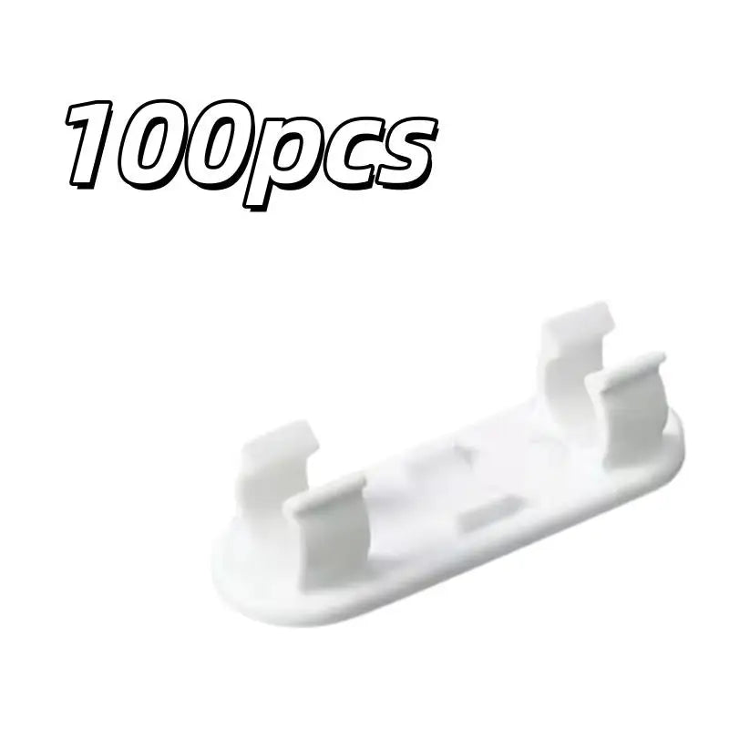 100-Pack Adjustable Cable Clips | Sticky Wire Organizers Cable Clip Organizer QXL 100pcs