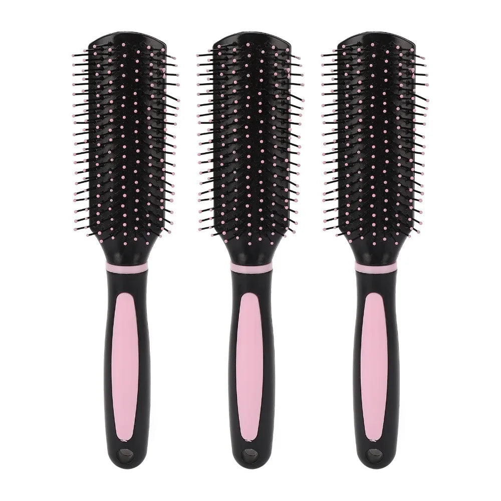 3-Pack Anti-Static Detangling Hair Brush | Scalp Massage Set Detangling Hair Brush QXL A