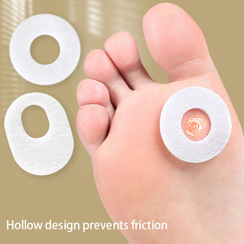 Foam Foot Corn Cushion Pads | Round & Oval Self-Adhesive 6-Pack Foot Corn Pads QXL