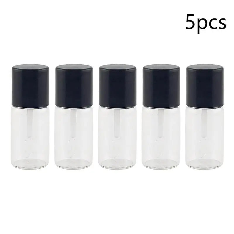 5/10-Pack 4ml Refillable Glass Foundation Travel Bottles Cosmetic Travel Bottles QXL 5PCS