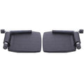 Non-Slip Wheelchair Footrest Pedal Replacement Pair | Leg Tube Wheelchair Footrest QXL ABS-with Leg Tube