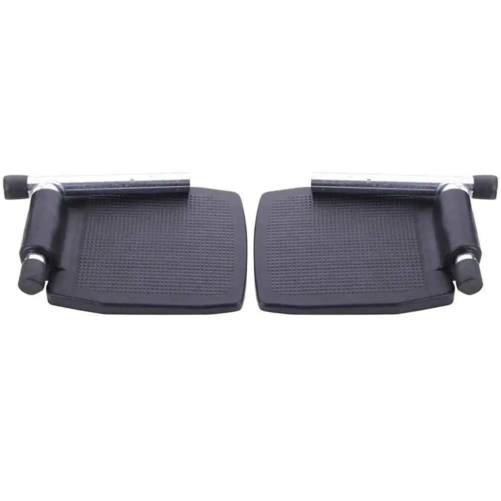 Non-Slip Wheelchair Footrest Pedal Replacement Pair | Leg Tube Wheelchair Footrest QXL ABS-with Leg Tube