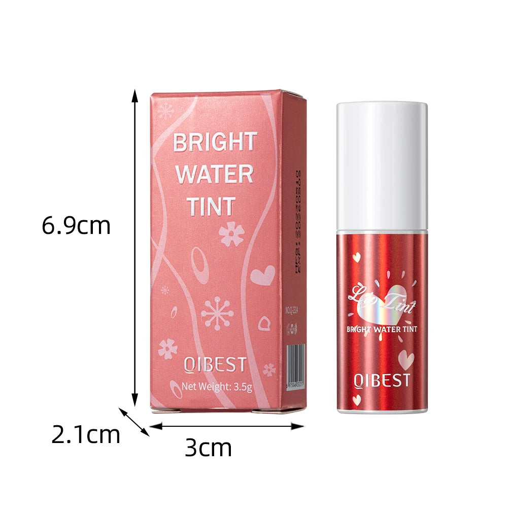 QiBest 2-in-1 Lip Glaze & Blush Tint | Moisturizing Lip Oil Lip Glaze Tint QXL