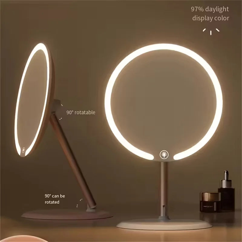 LED Vanity Makeup Mirror | 3 Color Modes & Adjustable Brightness LED Vanity Mirror QXL