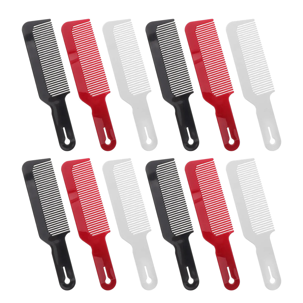 12-Piece Barber Comb Set | Cutting, Fading & Styling Barber Comb Set QXL