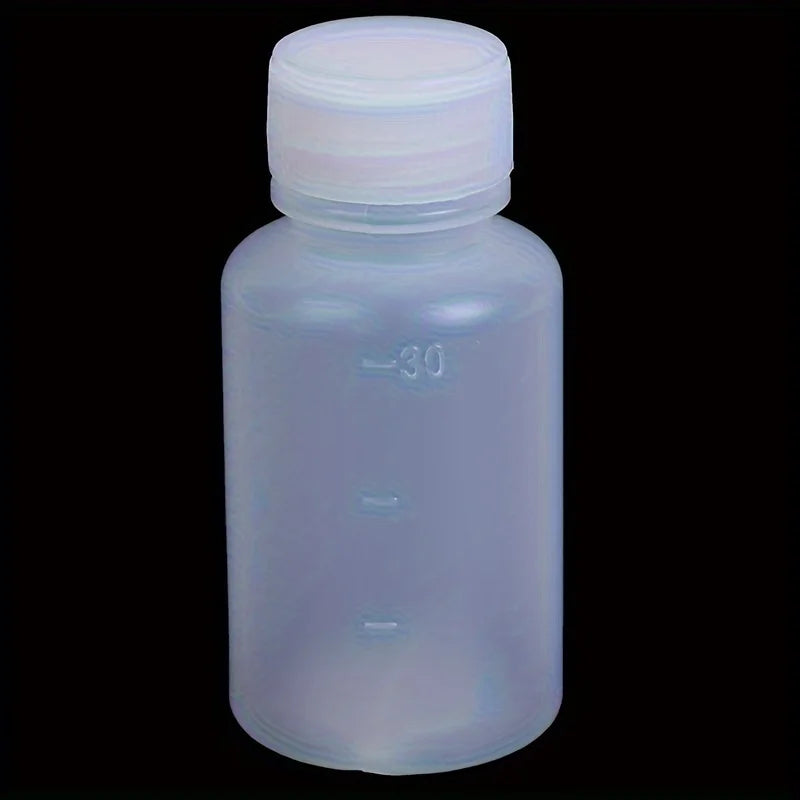 10-Pack 30ml Refillable Translucent Cosmetic Sample Bottles Cosmetic Sample Bottles QXL
