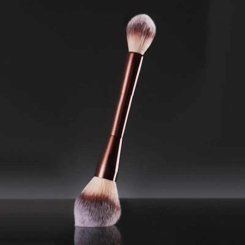 Double Round Head Powder Brush | Soft Fiber Face Brush Powder Face Brush QXL
