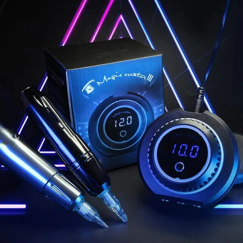 Tattoo Power Supply LED Display Dual Output | Coil & Rotary Tattoo Power Supply QXL