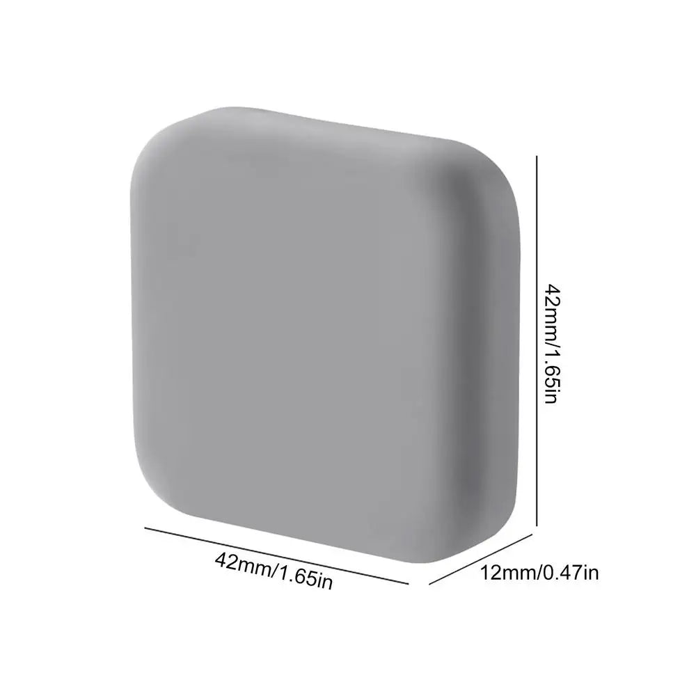 Silicone Door Stopper Wall Protector Adhesive Pad | Anti-Slam Door Stopper Pad QXL Gray