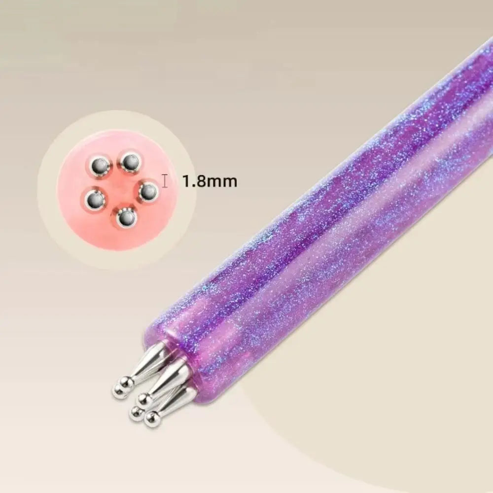 5-Petal Flower Nail Dotting Pen | One-Stroke DIY Nail Art Nail Dotting Tool QXL