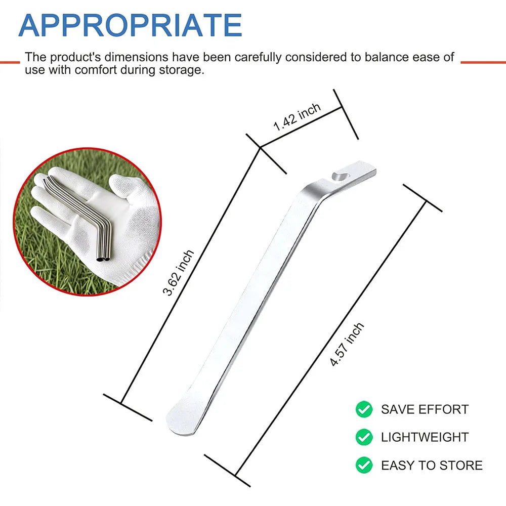 Stainless Steel Bike Tyre Levers | 3 & 5 Piece Repair Set Bike Tyre Levers QXL