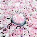 3D Kawaii Resin Nail Charms – Mixed Flowers, Hearts & Pearls Nail Art Charms QXL One Box