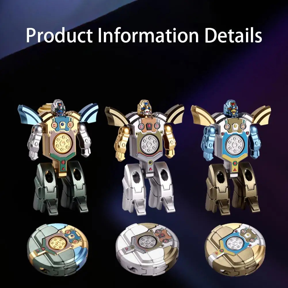 Transformable Fidget Spinner Robot Toy | 360° Spin & Deform Fidget Spinner Toy QXL