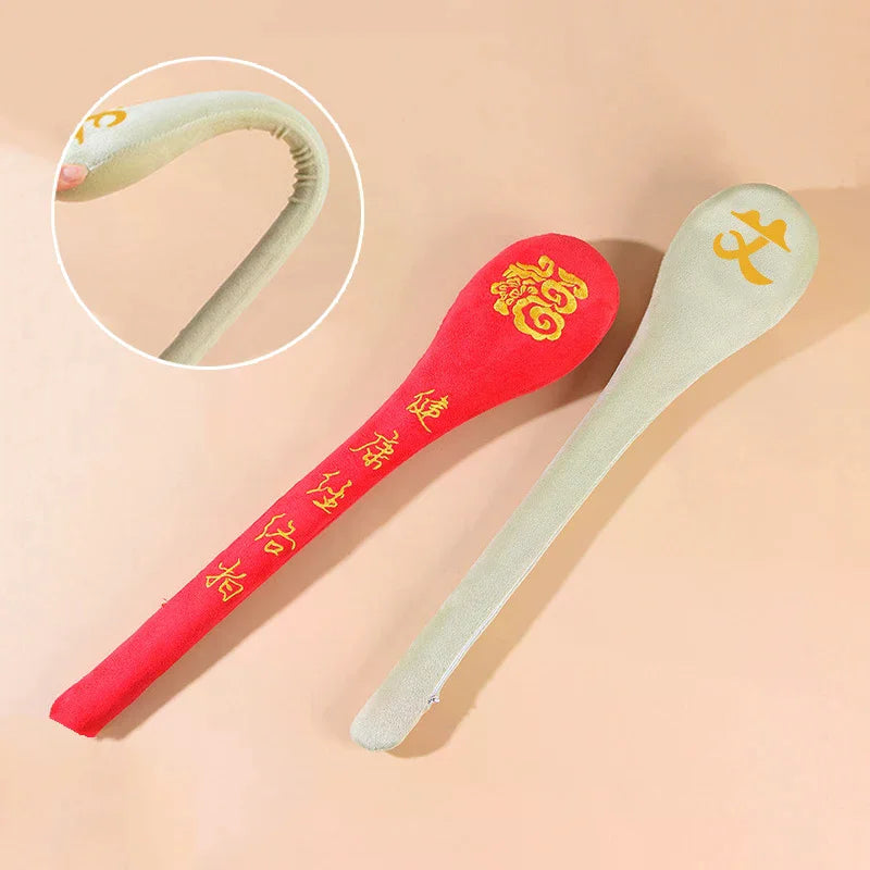 Extended Back Massage Hammer | Velvet Meridian Beat Stick Manual Body Massager QXL