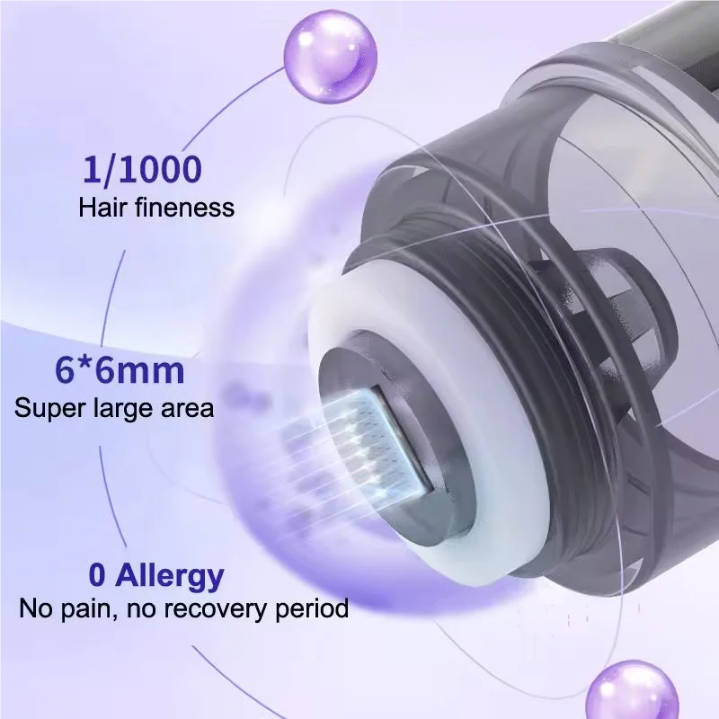 Nano 6D Microneedle Serum Stamp | 0.05mm Silicone Applicator Microneedle Serum Stamp QXL