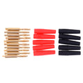 10-Pack 2mm Gold-Plated Solder Banana Plug Connectors Banana Plug Connector QXL color random