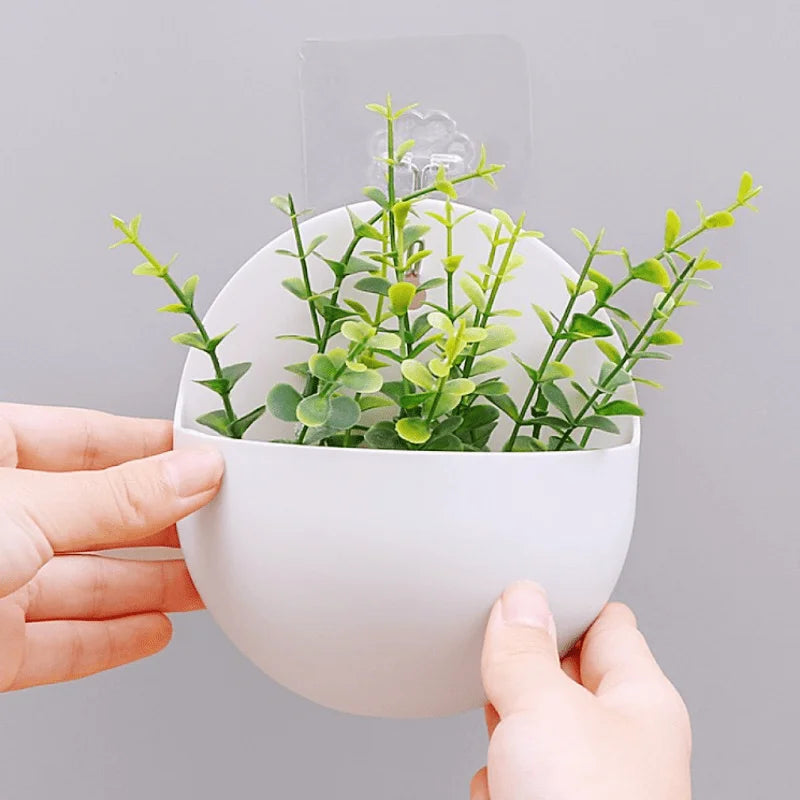 Wall Hanging Plant Pot | Floating Vase & Wall Organizer Wall Planter Vase QXL
