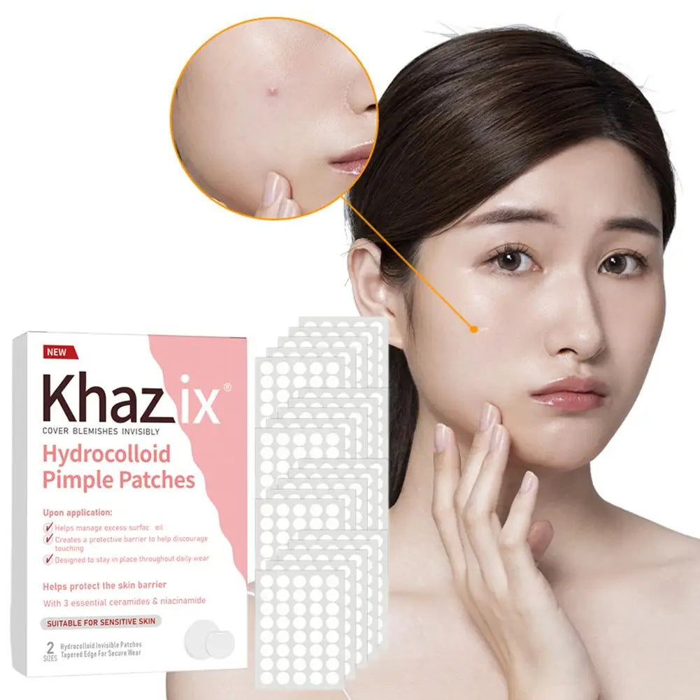 Invisible Acne Spot Patches 24/200/800 Pcs | Hydrocolloid Acne Spot Patch QXL