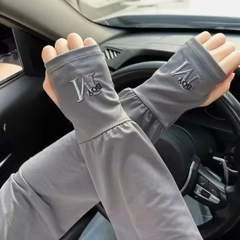 UV Protection Cooling Arm Sleeves | Outdoor Sun Cover UV Arm Sleeves QXL
