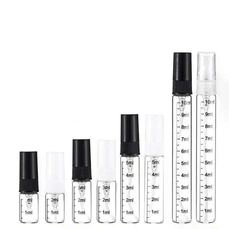Refillable Glass Perfume Atomizer 2ml 3ml 5ml 10ml Travel Vial Perfume Atomizer QXL