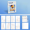 Adult Watercolor Painting Book | 3-Fold Layout & Pigments Watercolor Painting Book QXL C