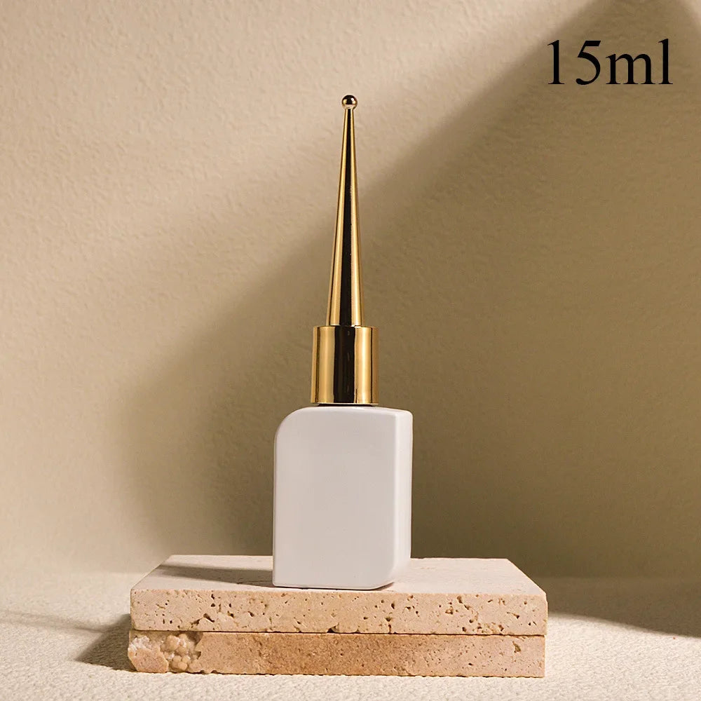 Glass Cuticle Oil & Nail Polish Bottles 12ml 15ml Empty Refill Nail Polish Bottle QXL 15ml