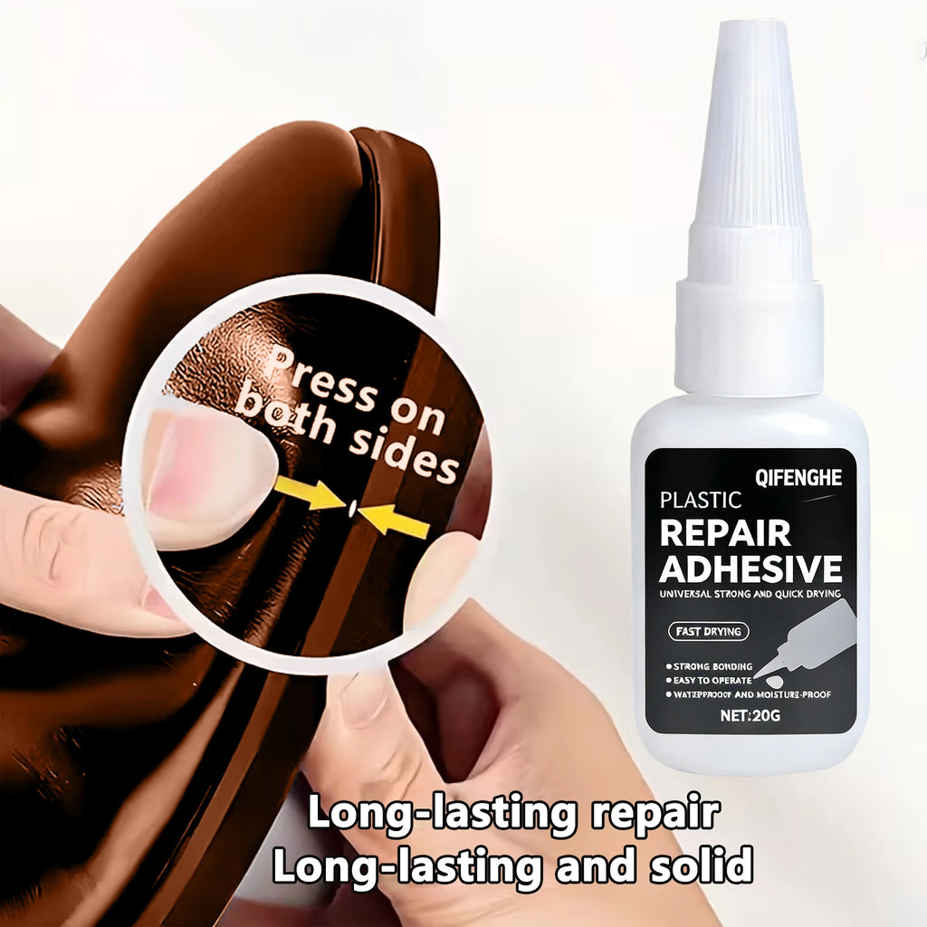 Plastic Repair Adhesive – Fast-Drying Strong Bond Liquid Glue Plastic Repair Adhesive QXL