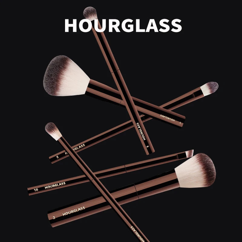 Hourglass No.8 Large Concealer Brush – Soft Wool Fiber Concealer Makeup Brush QXL
