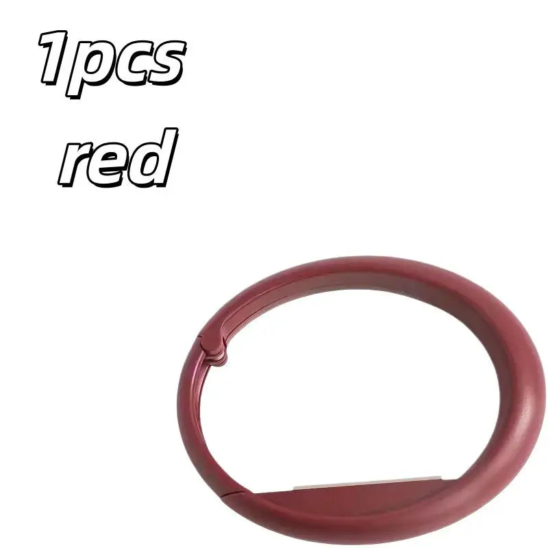 No-Drill Table Edge Hook | Portable Clip-On Bag Hanger Table Edge Hook QXL 1pcs red