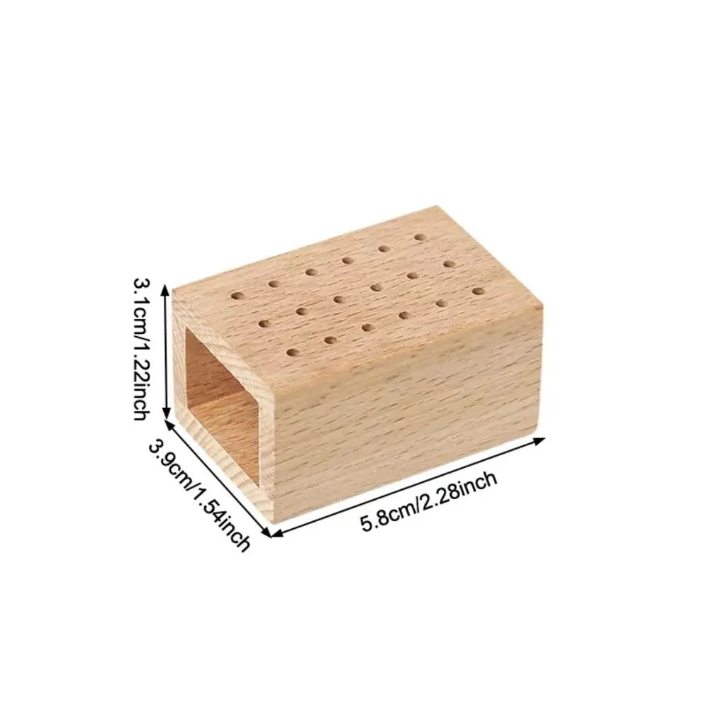 18-Hole Wood Nail Drill Bit Holder & Organizer Stand Nail Drill Bit Holder QXL