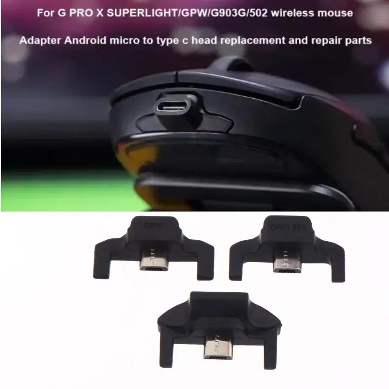 Micro USB Adapter for G PRO/G903/G502/G703 Mouse Repair Part Mouse Repair Part QXL
