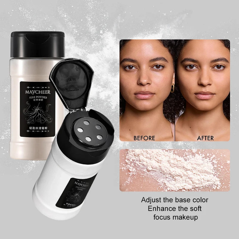 VERONNI Oil Control Loose Powder – Matte Finish Face Powder Loose Setting Powder QXL