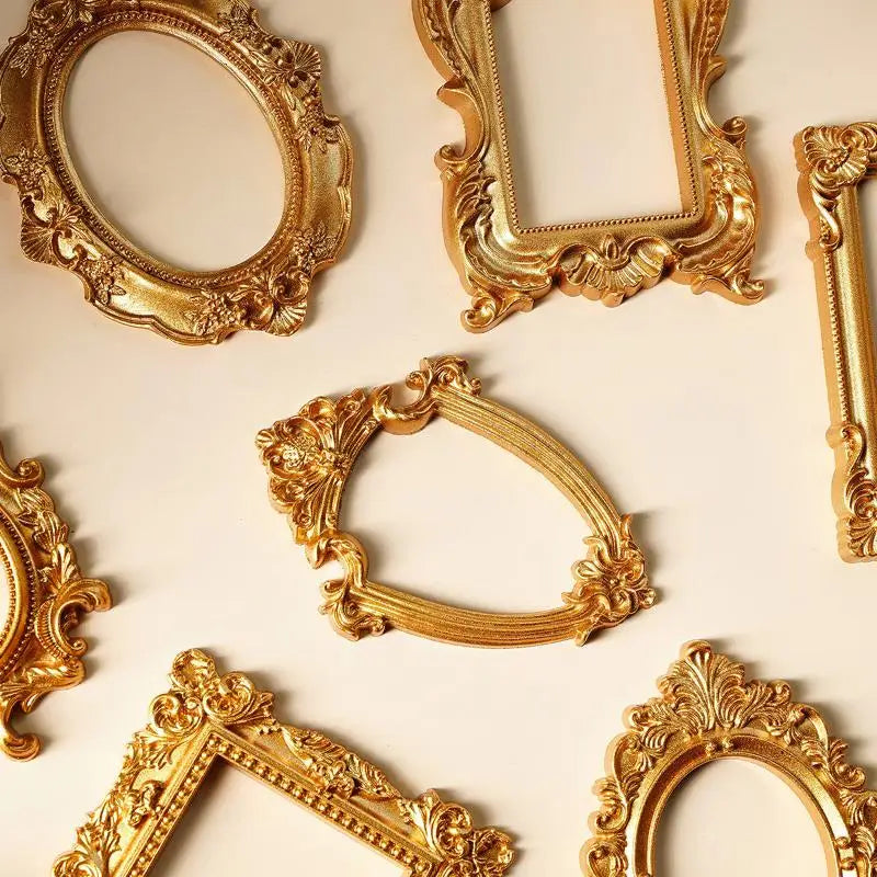 Vintage Gold Shadow Box Frame | 3D DIY Photo Memory Display Shadow Box Frame QXL