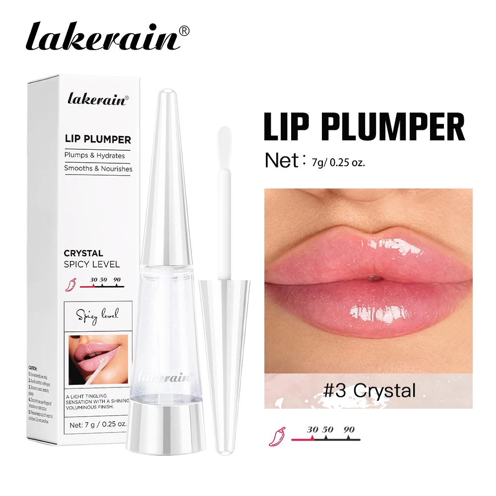 Lip Plumping Oil Gloss | Hydrating, High-Shine & Volumizing Lip Plumping Gloss QXL 3 Crystal